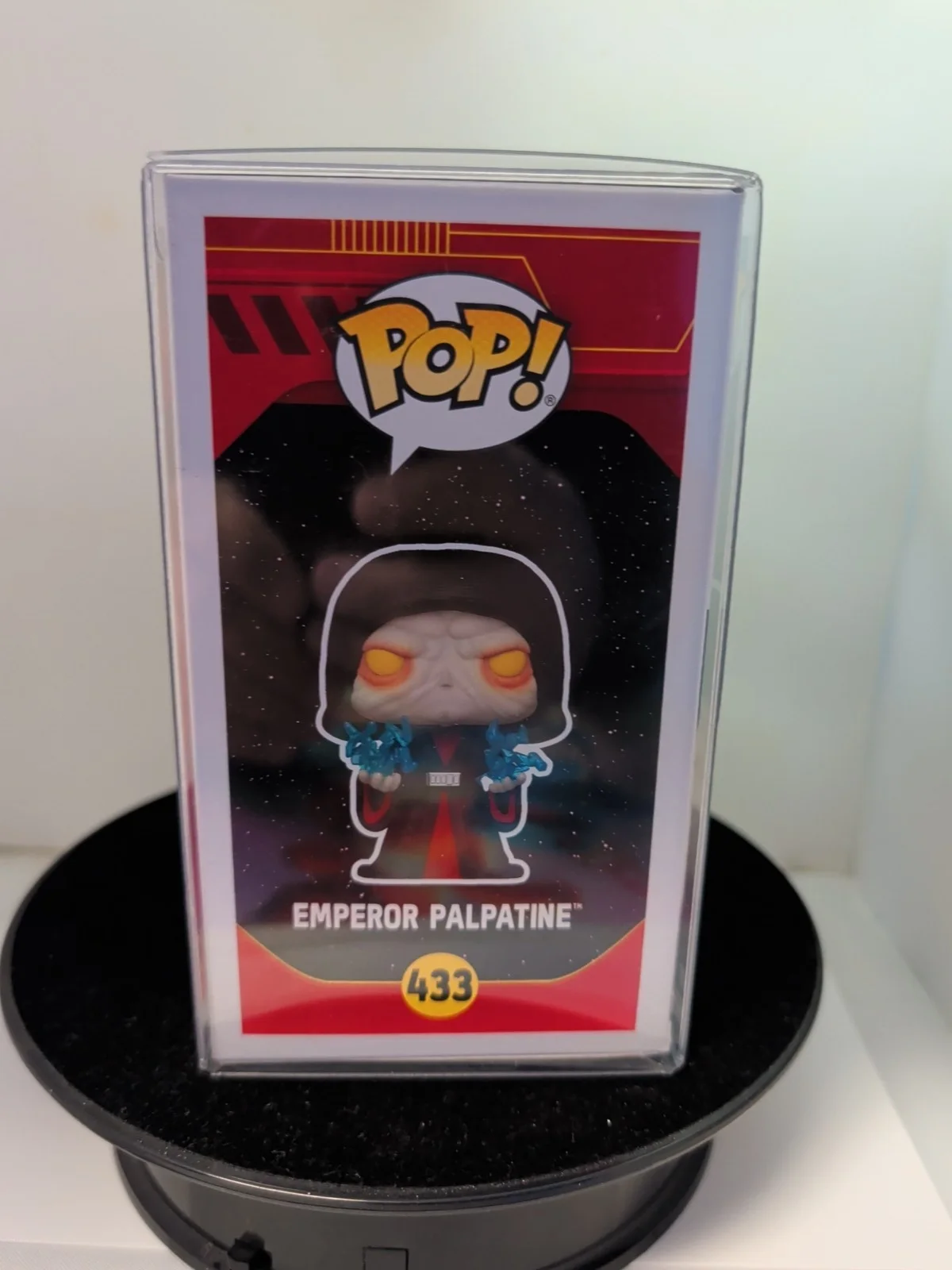 Tim Curry — Funko Pop! Star Wars Emperor Palpatine #433 Signed Tim Curry OC Celebrity COA, image 4