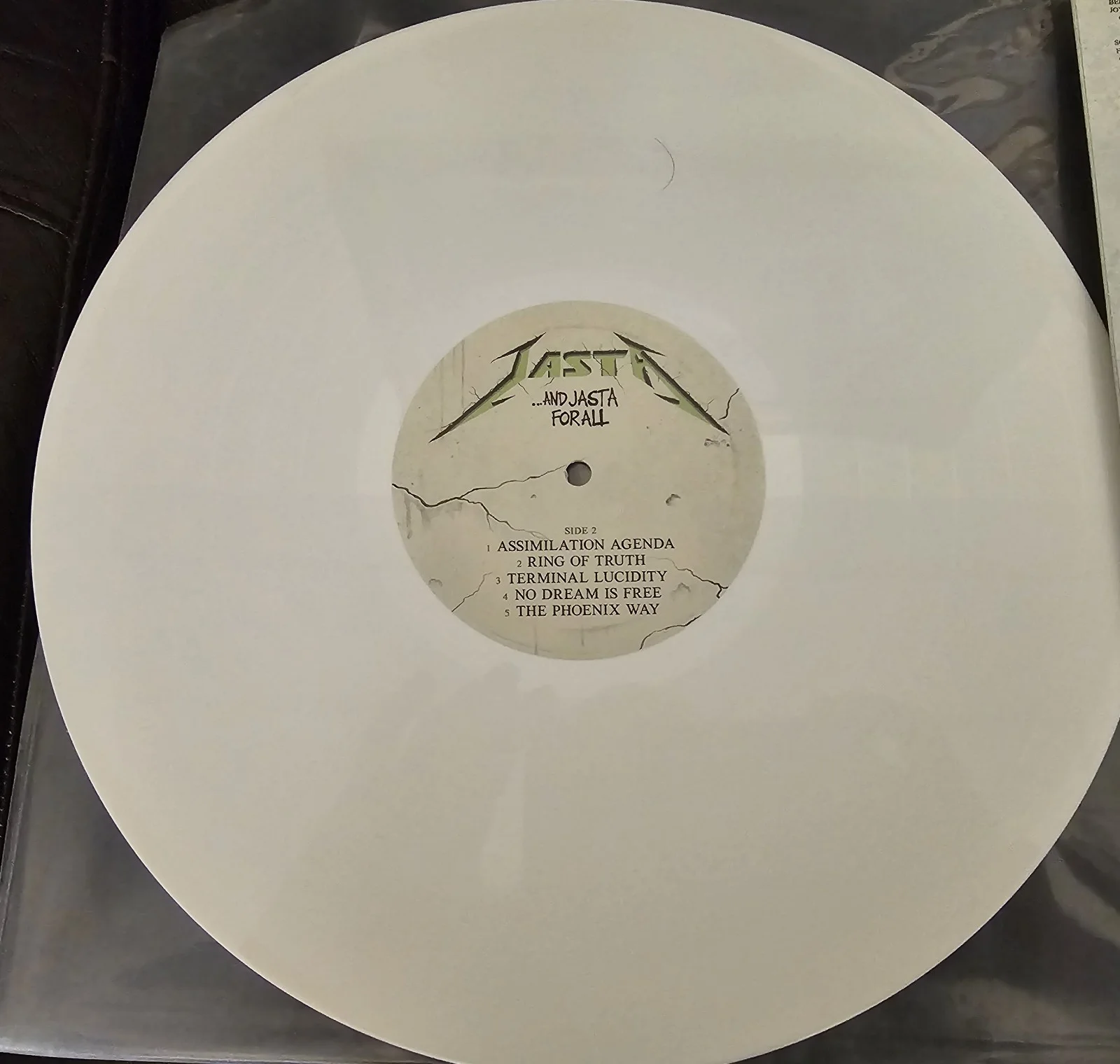 JASTA RARE AUTOGRAPHED RECORD,hatebreed,metallica,slayer,testament,pantera, image 3