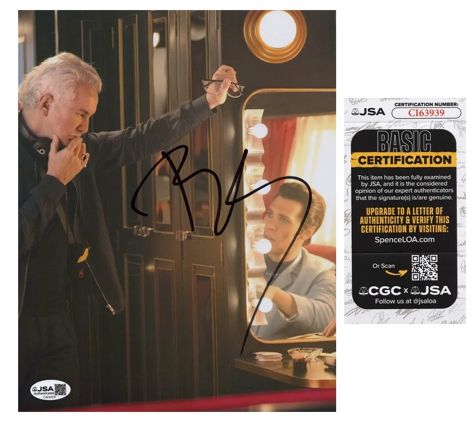 BAZ LUHRMANN — Baz Luhrmann signed "ELVIS" 8x10 Photo EXACT PROOF n AUTOGRAPH Director JSA COA, изображение 5