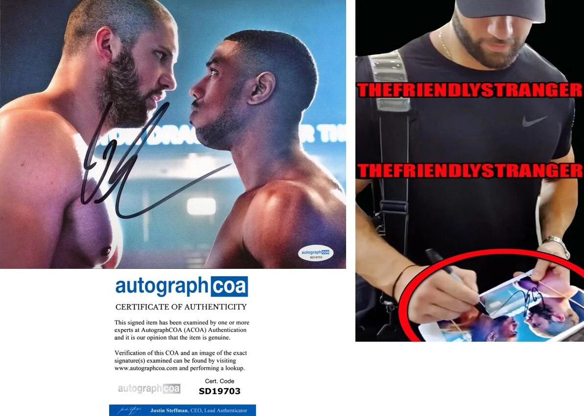 Florian Munteanu — Florian Munteanu signed "CREED II" 8x10 Photo EXCT PROOF c Viktor Drago ACOA COA