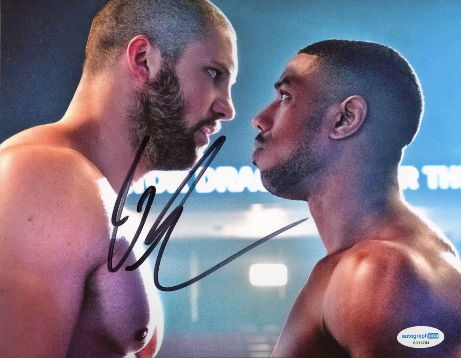 Florian Munteanu — Florian Munteanu signed "CREED II" 8x10 Photo EXCT PROOF c Viktor Drago ACOA COA, image 4