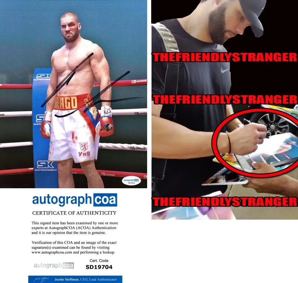 Florian Munteanu — Florian Munteanu signed "CREED II" 8x10 Photo EXCT PROOF a Viktor Drago ACOA COA
