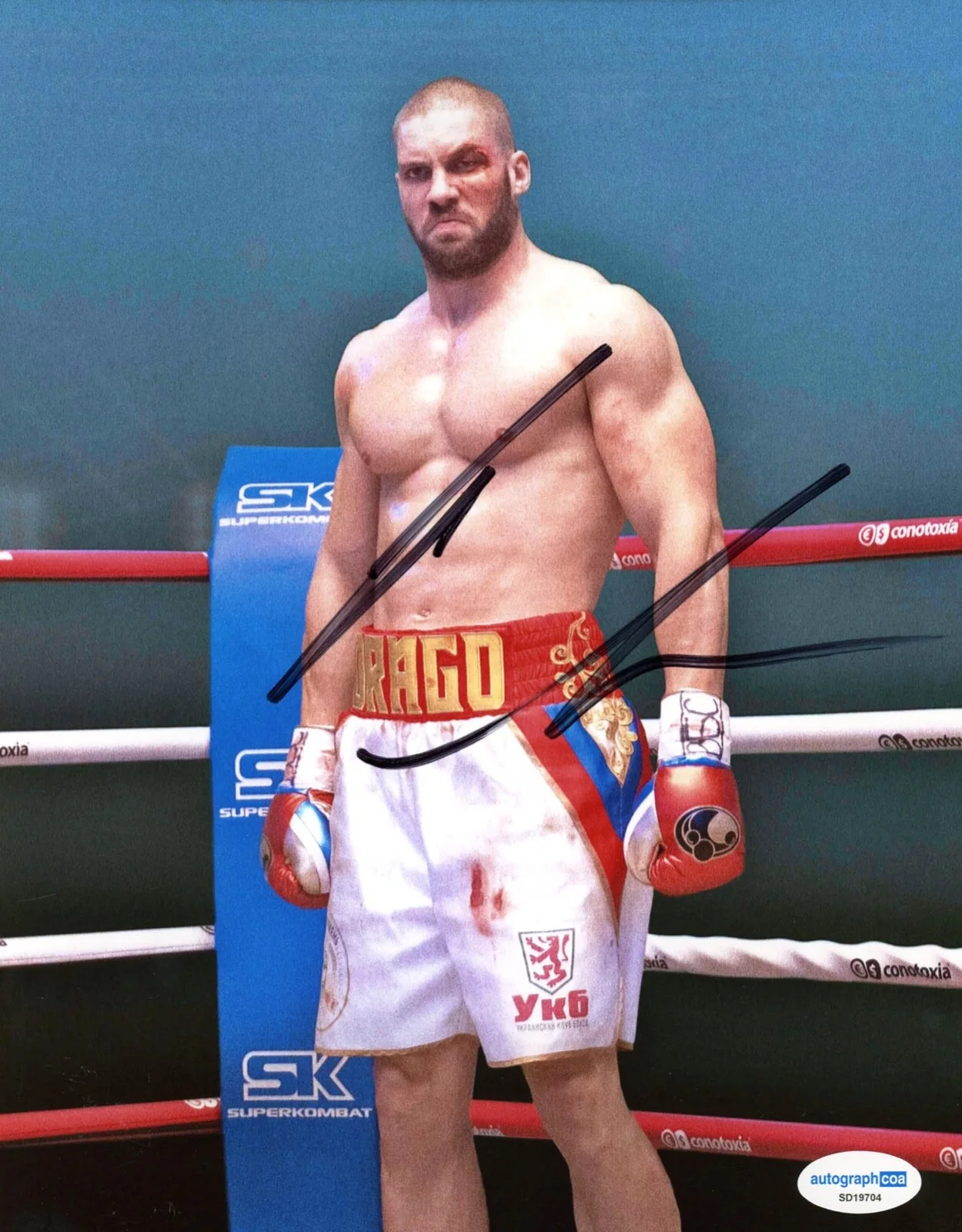 Florian Munteanu — Florian Munteanu signed "CREED II" 8x10 Photo EXCT PROOF a Viktor Drago ACOA COA, image 4