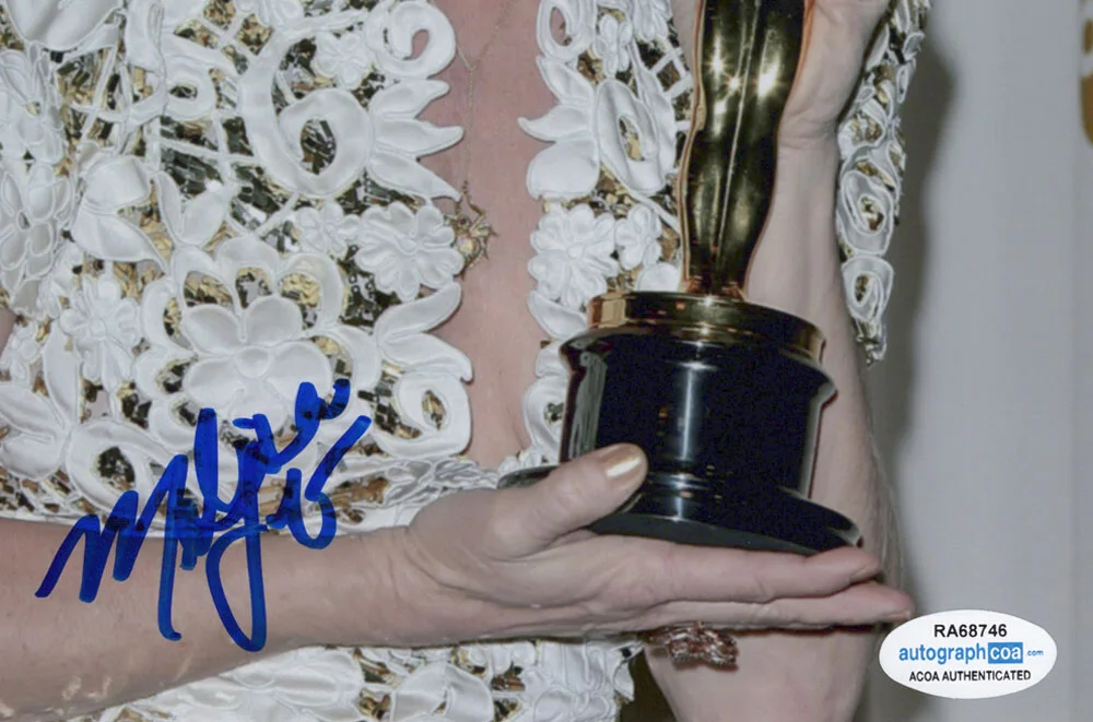 MELISSA LEO — Melissa Leo signed"OSCAR WIN" 8x10 Photo AUTOGRAPHED PROOF The Fighter ACOA COA, изображение 4