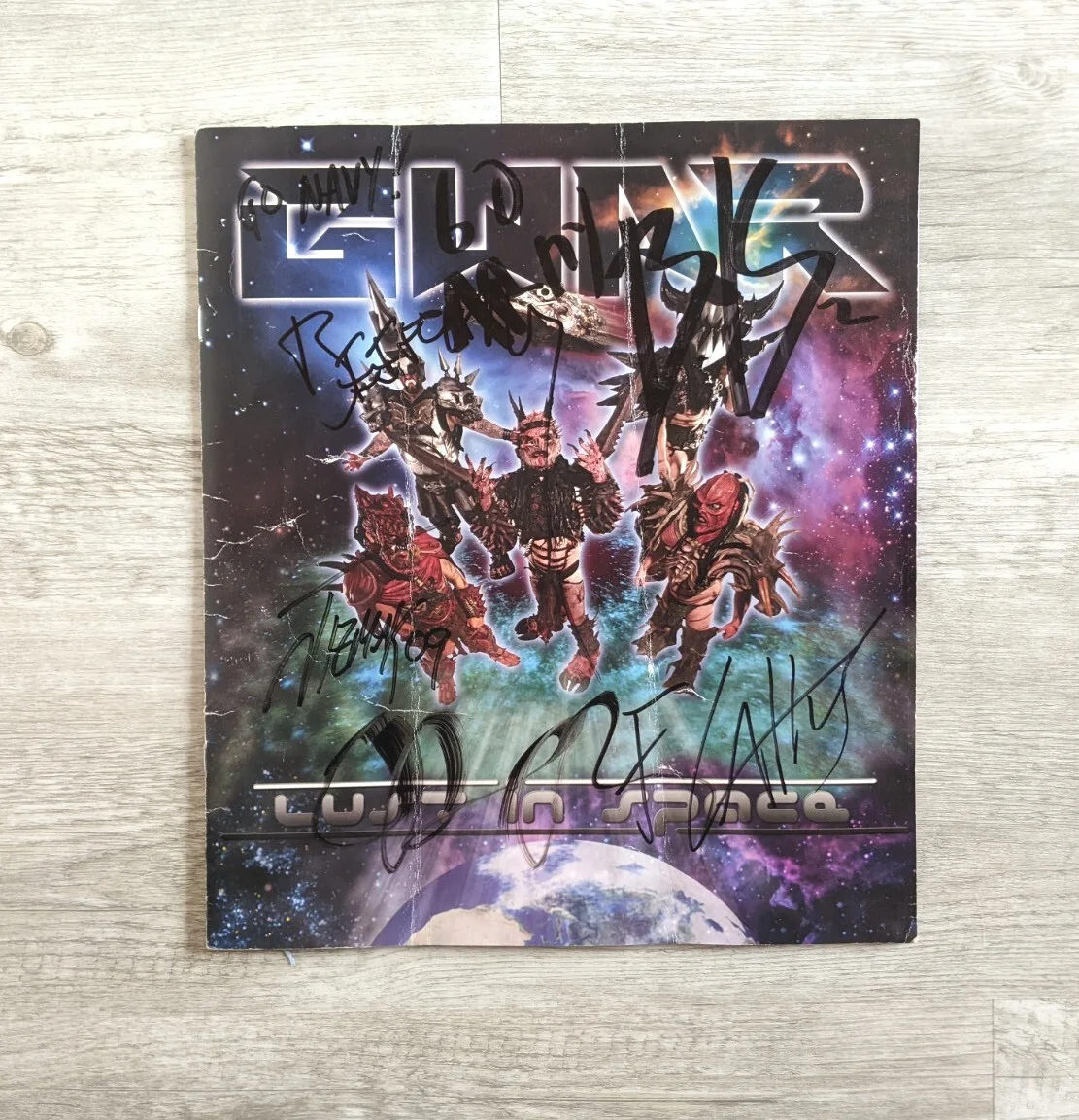 RARE Gwar 2009 Lust In Space SIGNED Tour Program Book JSA Authenticated LOA, image 2