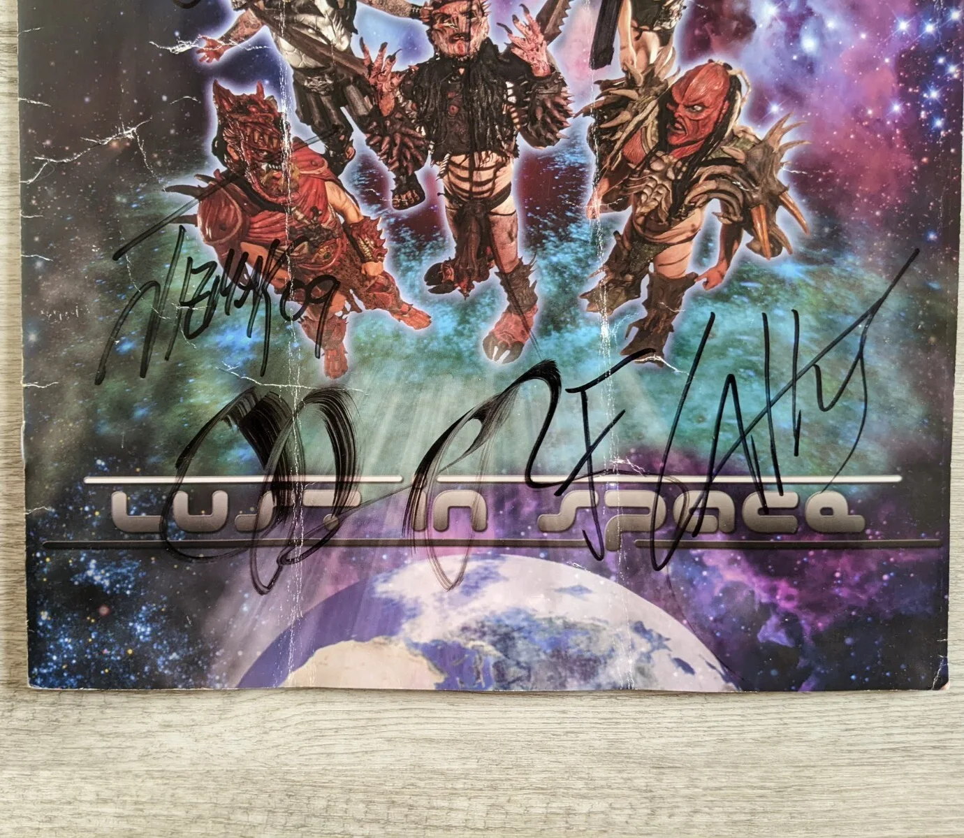 RARE Gwar 2009 Lust In Space SIGNED Tour Program Book JSA Authenticated LOA, image 3