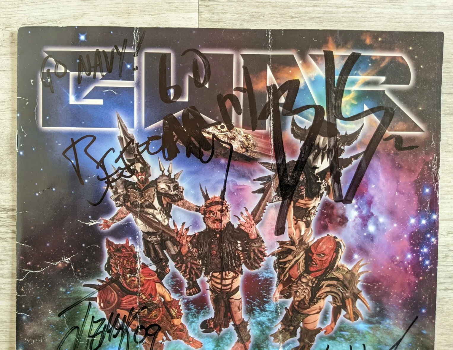 RARE Gwar 2009 Lust In Space SIGNED Tour Program Book JSA Authenticated LOA, image 4