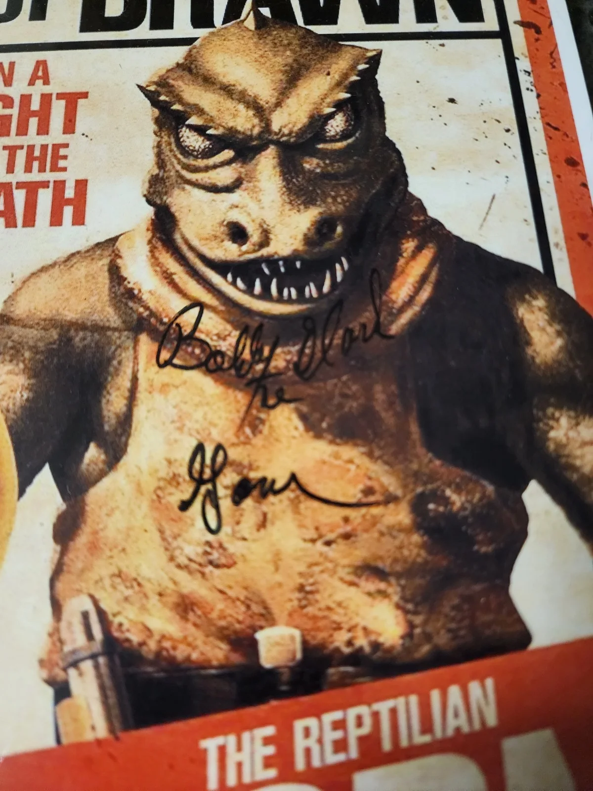 KIRK VS GORN WILLIAM SHATNER & BOBBY CLARK SIGNED INSCRIBED AND FRAMED, изображение 3