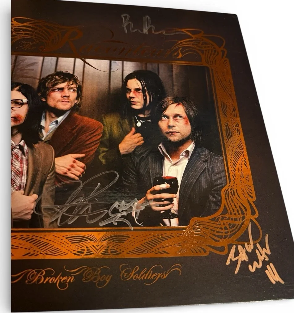 Raconteurs Broken Boy Soldiers Signed LP Jack White Signed Album, image 3