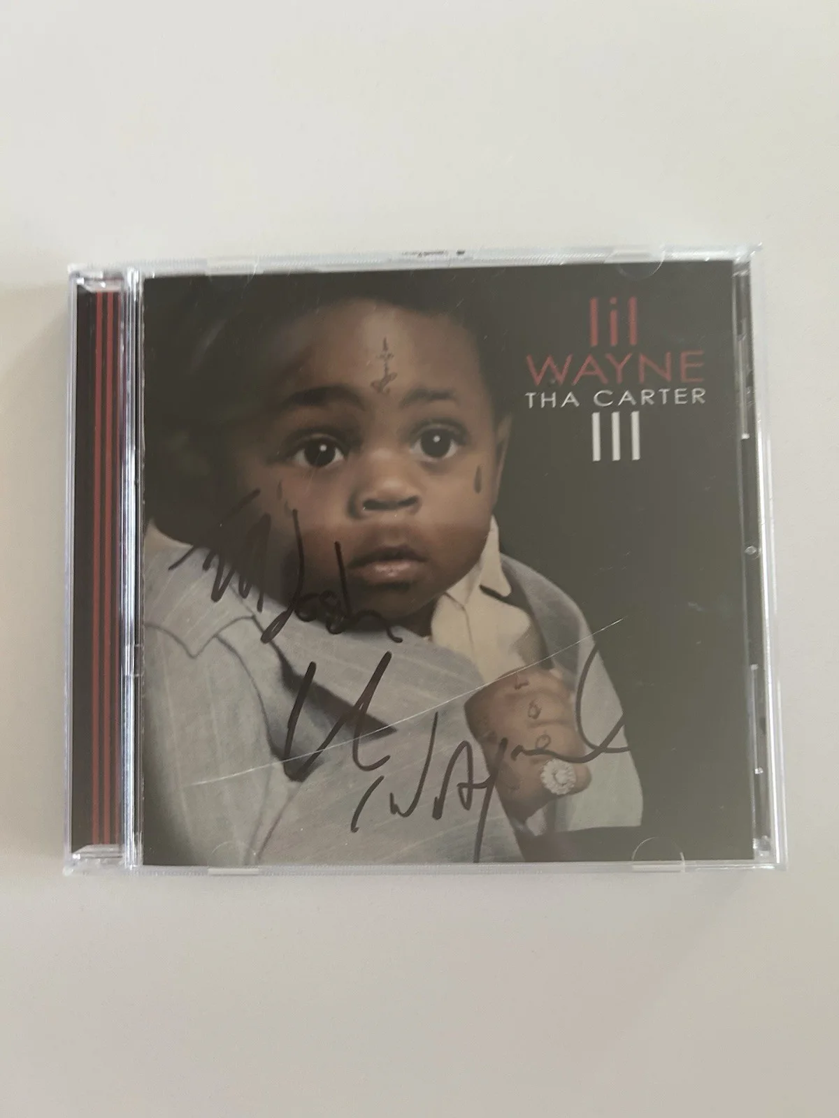 Lil Wayne Weezy Rapper Tha Carter III Signed Autographed CD Jacket Cover, image 4