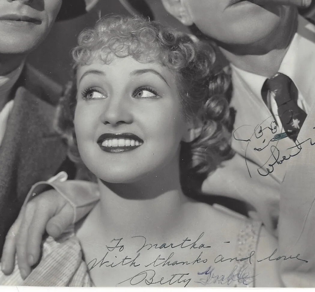 BETTY GRABLE BERT WHEELER ROBERT WOOLSEY —SIGNED NITWITS PHOTO, image 3