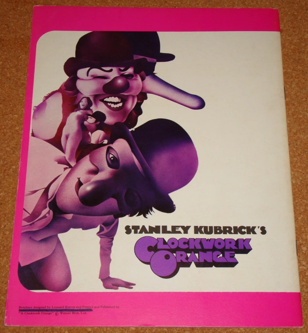 CLOCKWORK ORANGE - rare UK official souvenir 16pg brochure/programme - EX to EX+, image 3