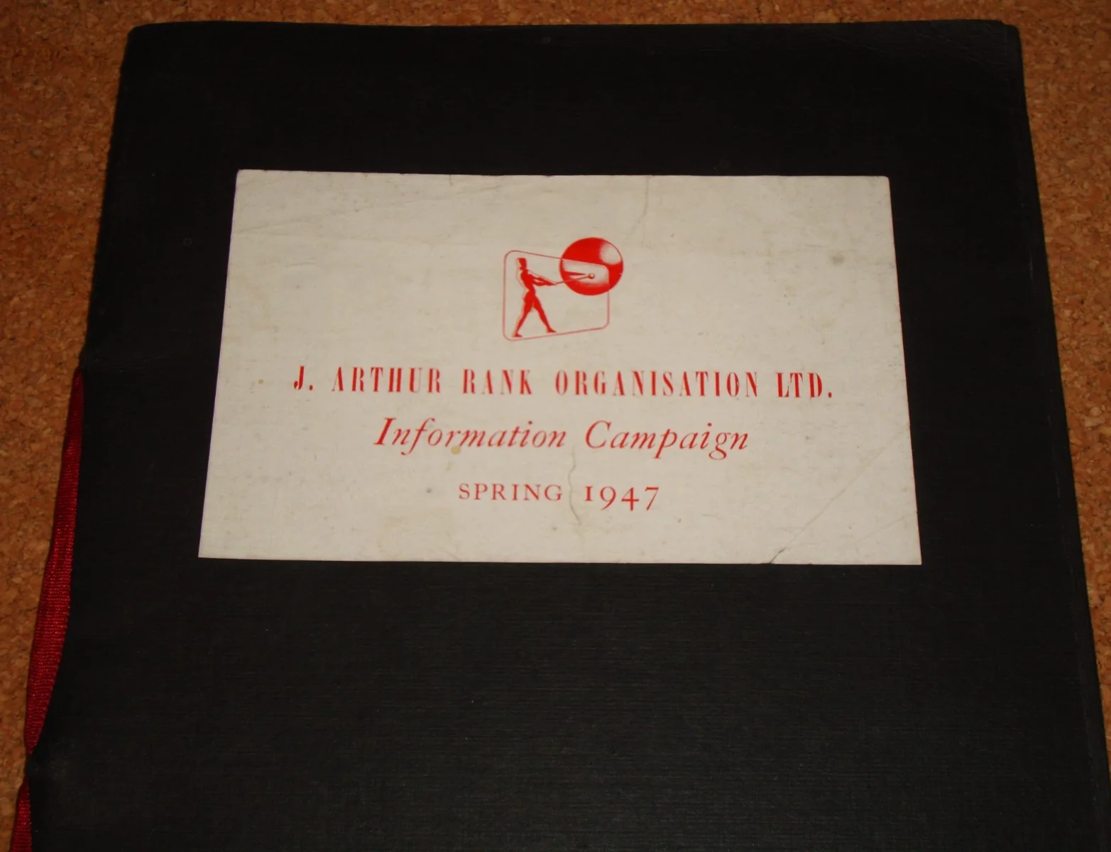 ARTHUR RANK ORGANISATION - RARE UK 1947 original film information campaign book, изображение 2