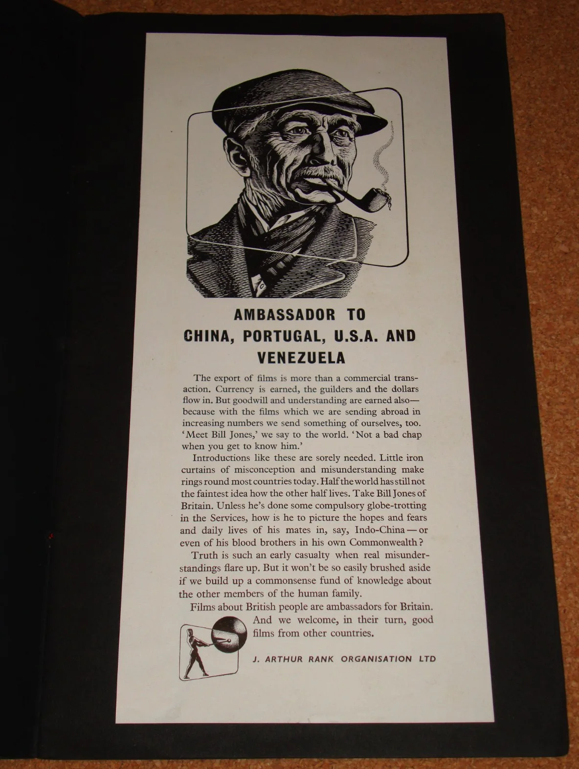ARTHUR RANK ORGANISATION - RARE UK 1947 original film information campaign book, изображение 4