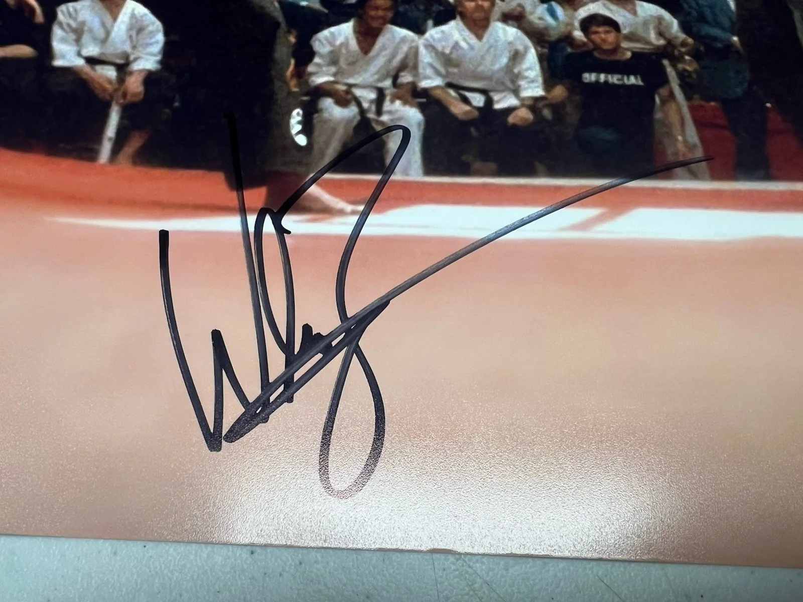 William Zabka, Ralph Macchio — William Zabka Ralph Macchio Signed 16x20 Karate Kid Photo Beckett Witnessed COA, изображение 2