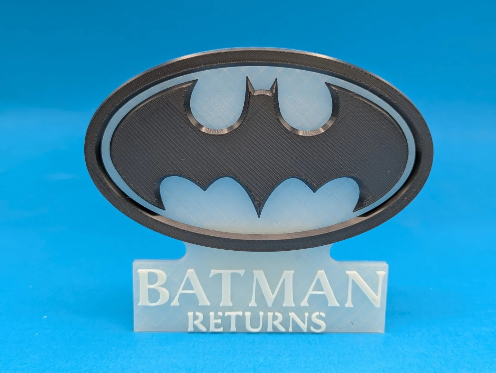 Batman Returns (movie logo) - 3D printed logo, desk or wall mount., image 4