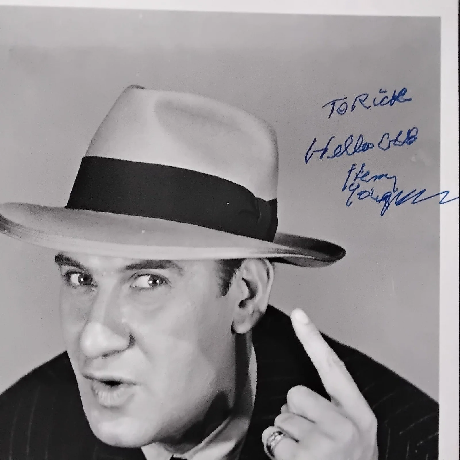 Henry Youngman SIGNED Photo Movie Comedy Actor Musician King of the One-Liners, изображение 4