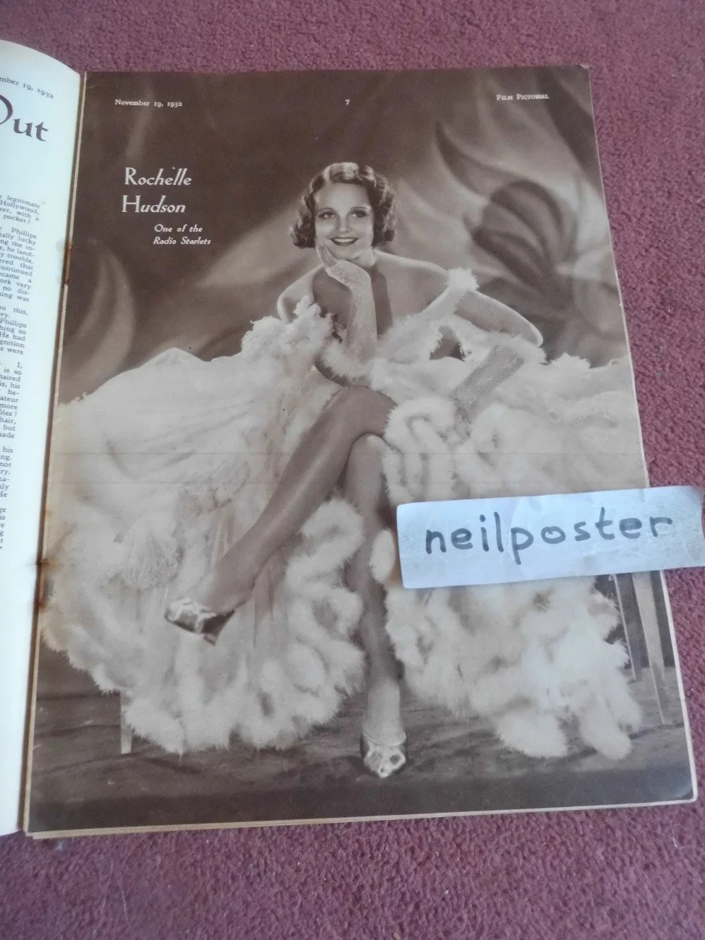 FILM PICTORIAL (1932) UK mag JACK HULBERT, JESSIE MATTHEWS, ROCHELLE HUDSON, изображение 2