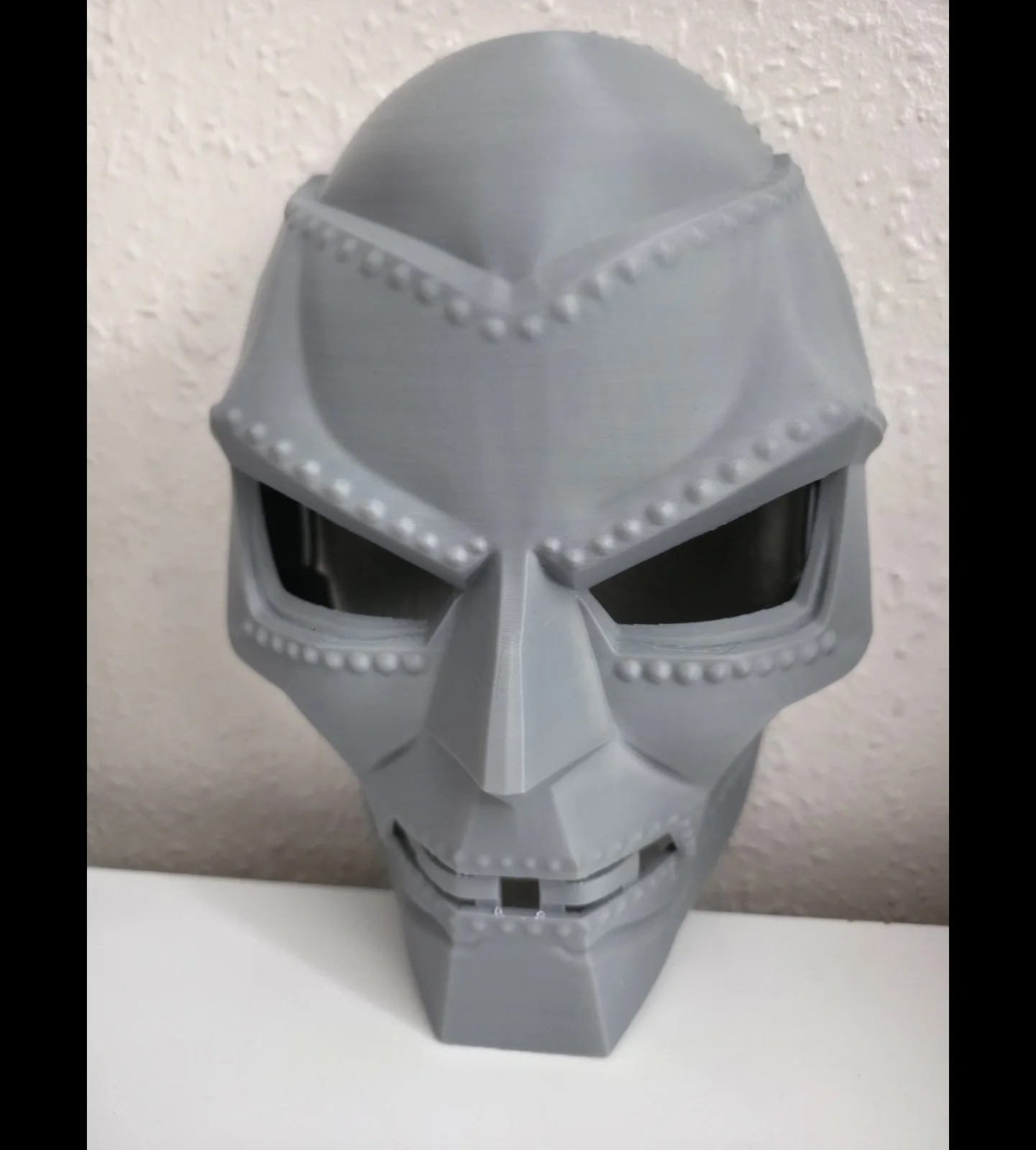 Doctor Doom Cosplay Mask Marvel Fantastic Four Dr Doom - High Quality 3D Print, изображение 2