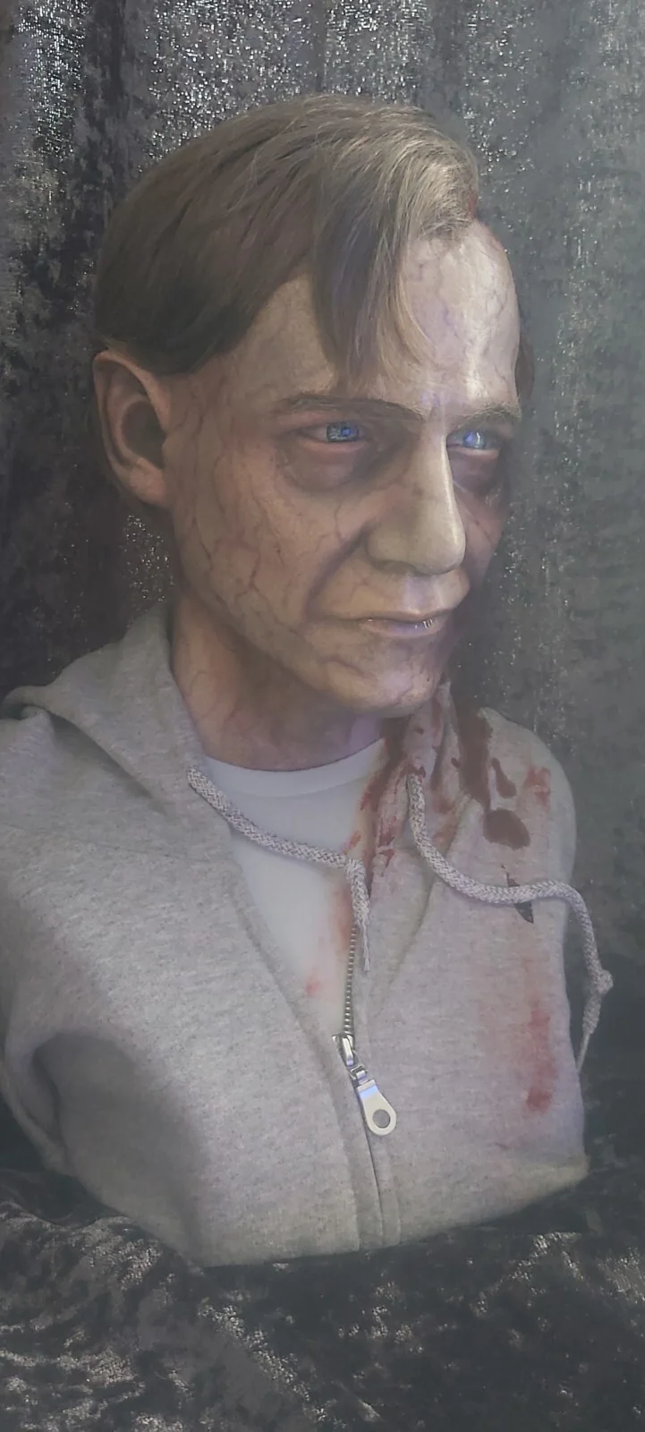 Life Size Victor Pascow Pet Sematary Bust Horror Movie Halloween Statue Prop, image 4