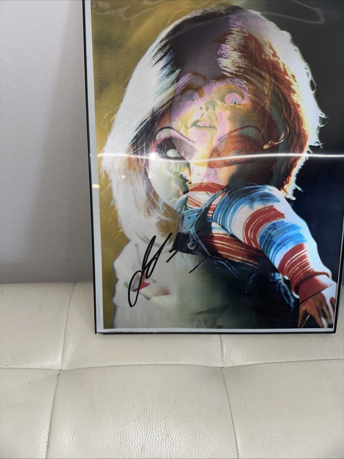 Chucky,Bride & Son 3-D lenticular Halloween SIGNED By Jennifer Tilly 16/13, изображение 3