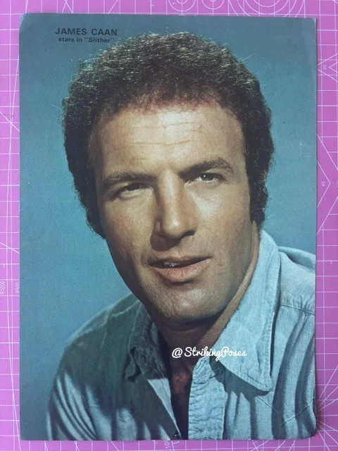 Vintage Magazine CLIPPING PAUL NEWMAN JAMES CAAN 8x10 1970s film stars actors 16, изображение 2