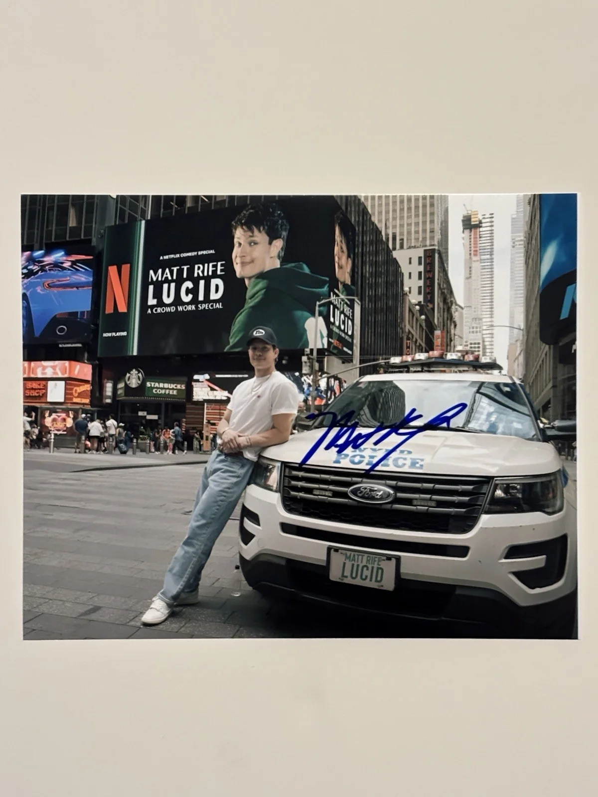 Matt Rife — Matt Rife Comedian Netflix Lucid 8x10 Photo Signed Autographed JSA COA