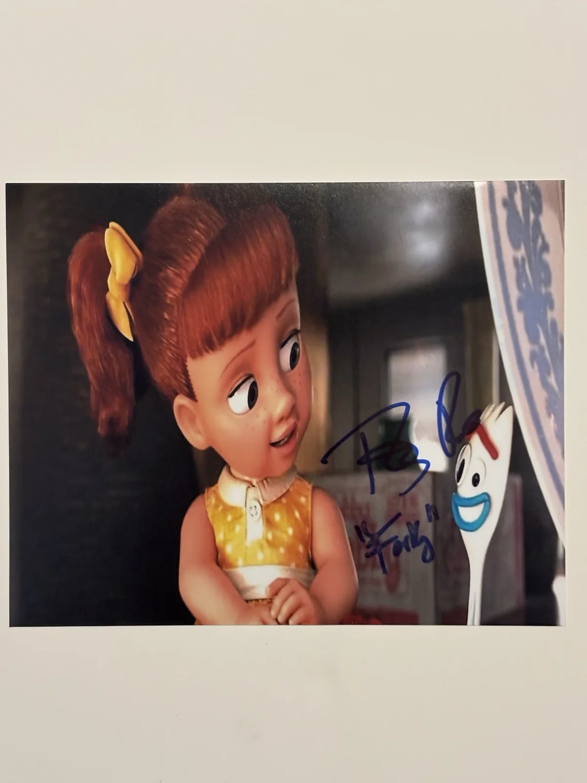Tony Hale — Tony Hale Toy Story 4 Forky 8x10 Photo Signed Autographed JSA COA #3