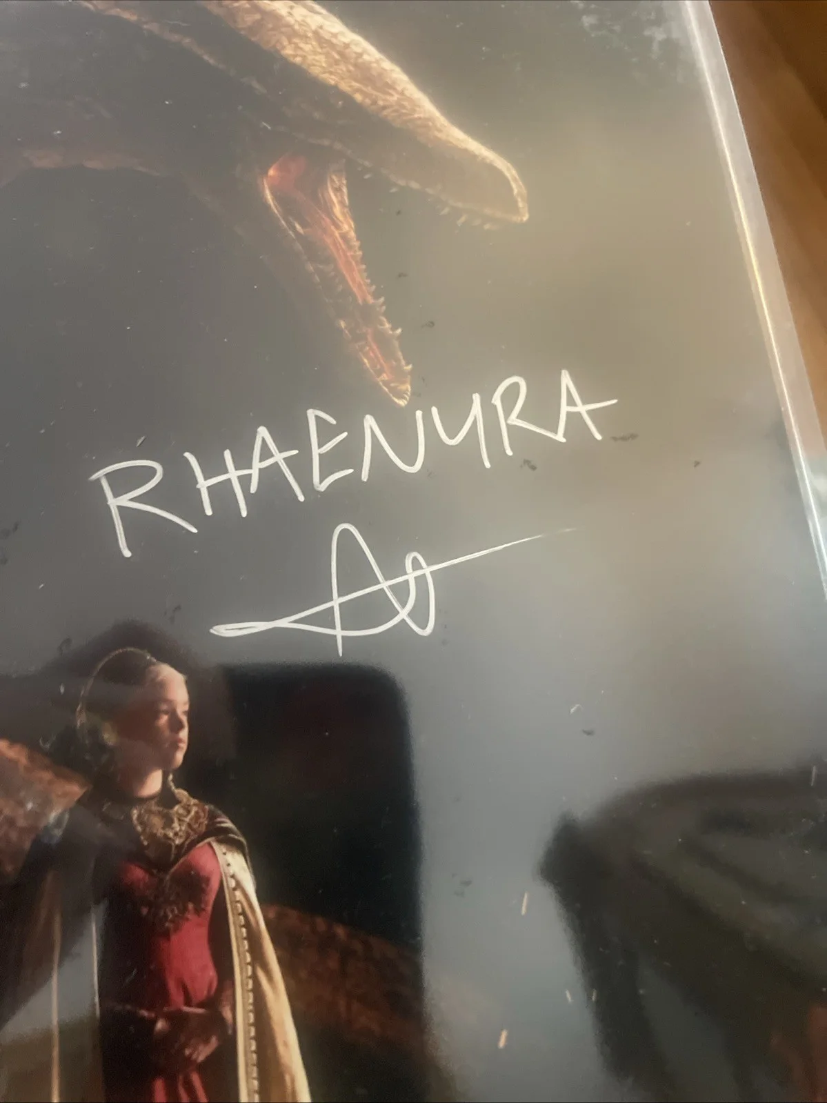 Milly Alcock House of the Dragon Autographed Signed 8x10 Rhaenyra COA Supergirl, изображение 2