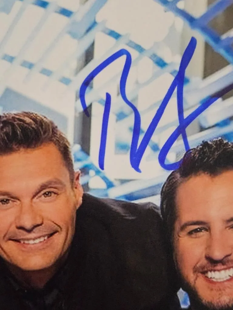 LIONEL RICHIE, RYAN SEACREST — LIONEL RICHIE RYAN SEACREST HAND SIGNED AUTOGRAPH 8X10 PHOTO AMERICAN IDOL COA 2, изображение 3