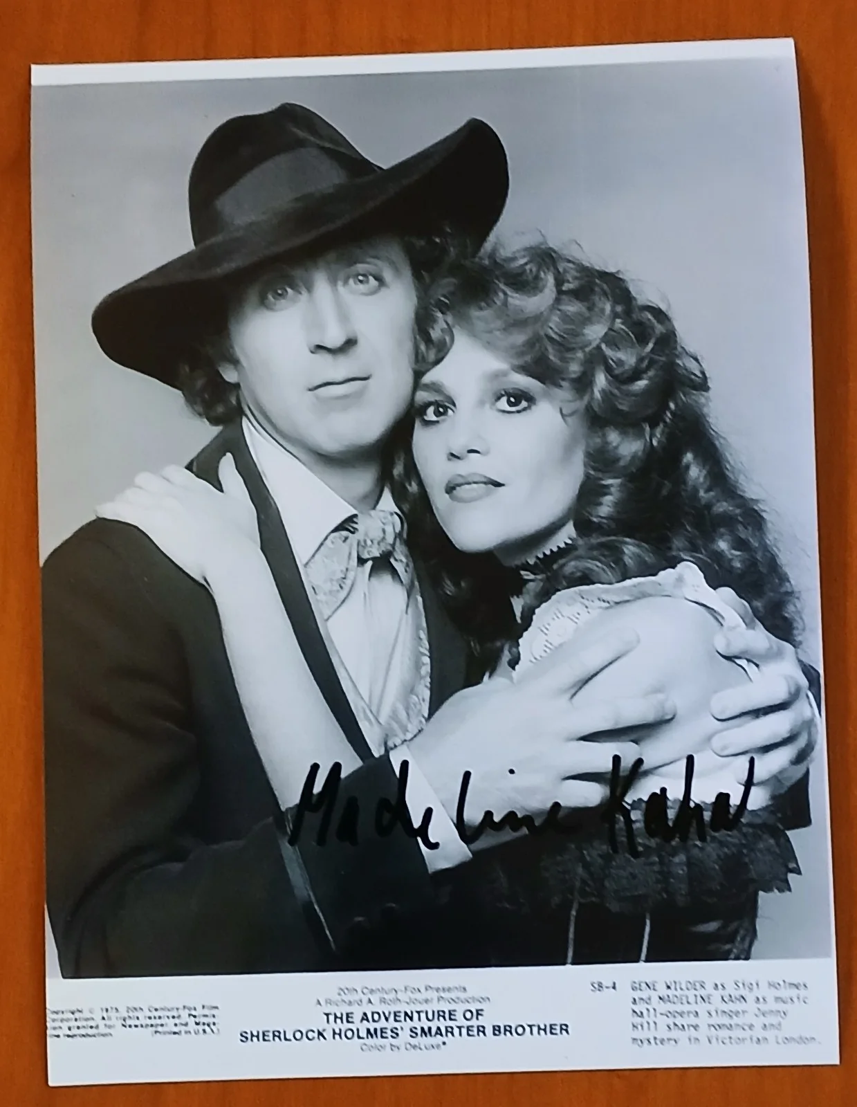 Madeline Kahn — Madeline Kahn, Young Frankenstein, Signed Autographed Photo 8x6 in, изображение 2