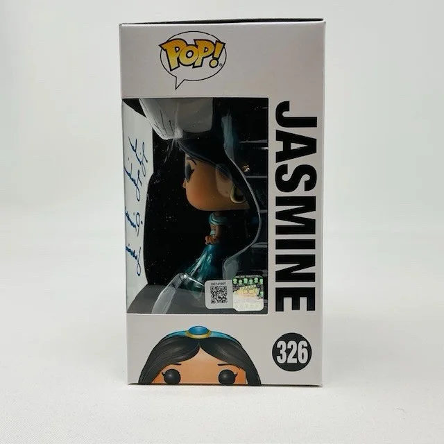 Linda Larkin Autographed Princess Jasmine Disney’s Aladdin Funko Pop #326 OC, изображение 5