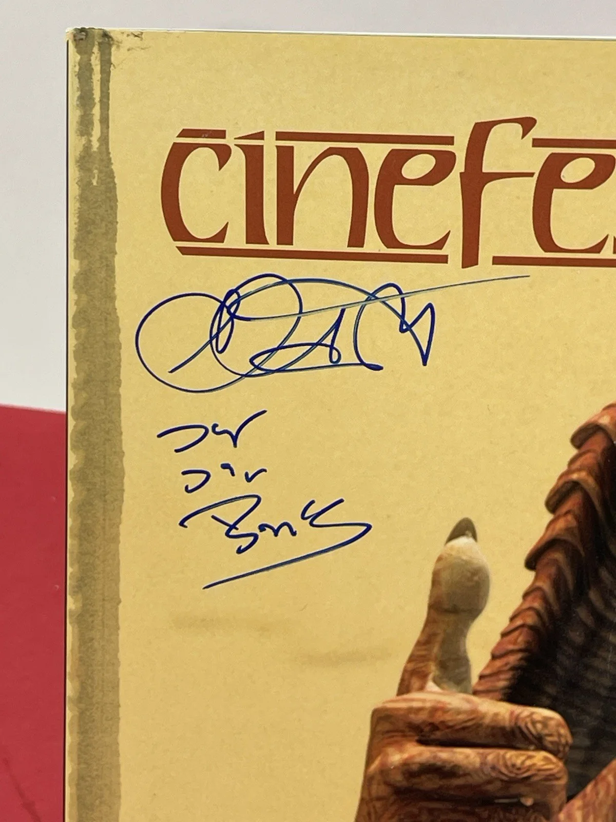 Ahmad Best — AHMAD BEST JAR JAR BINKS STAR WARS SIGNED Cinefex Magazine JSA Certified, image 2