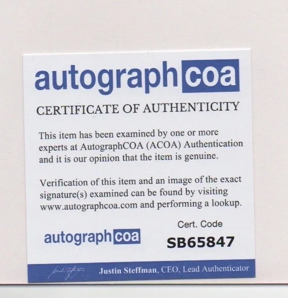 Seth Rogen — SETH ROGEN signed 8x10 photo AUTOGRAPH auto ACOA cert Superbad FULLER SIGNATURE, image 2