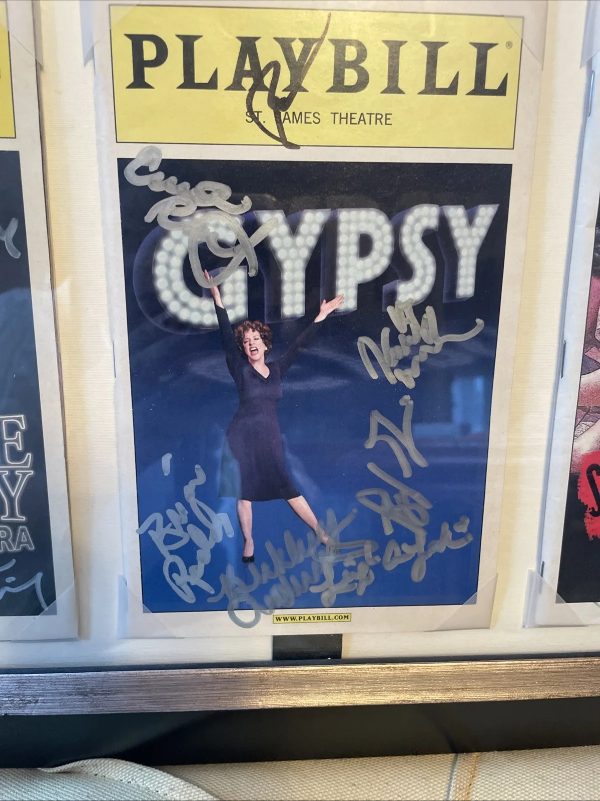 Cast Members — 3 Original Broadway Playbill 2007 Autographed The Three Pen, Spring Awak, Gypsy., image 5