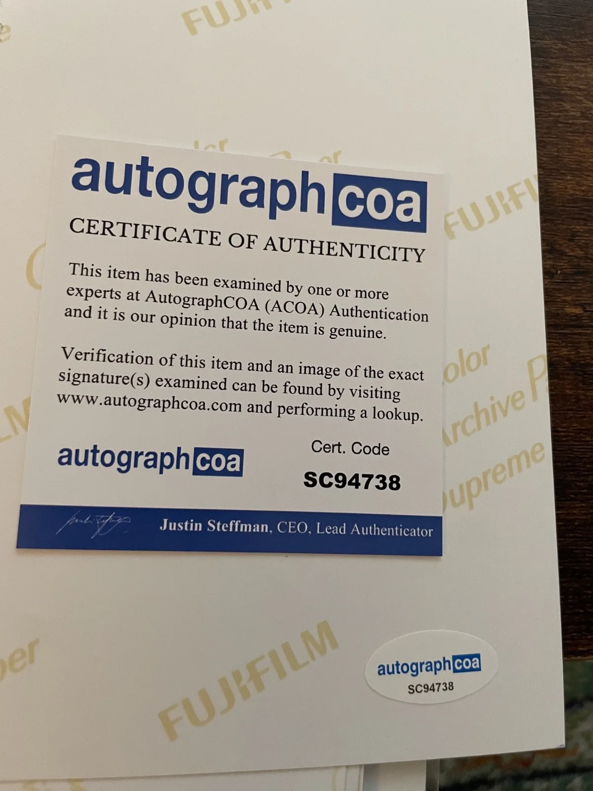 Ted Kotcheff — TED KOTCHEFF signed FIRST BLOOD RAMBO photo auto AUTOGRAPH ACOA Weekend Bernies, image 2