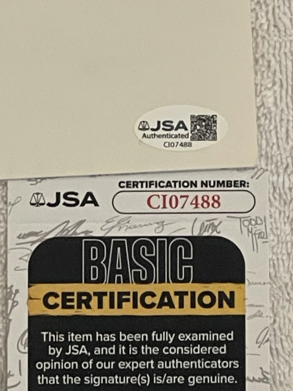 Richie Sambora — Richie Sambora Signed Autohraph Bon Jovi Guitarist JSA COA Authentic, image 3