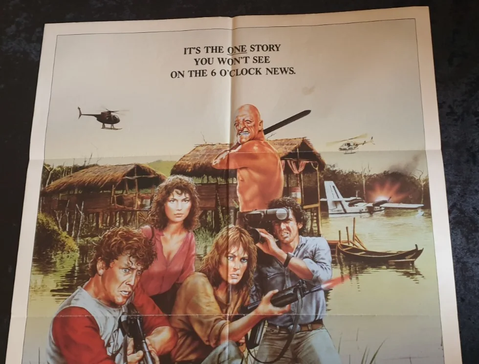 Cut and Run Original Movie Poster 1985 US One Sheet 27x41 Folded Lisa Blount, изображение 2