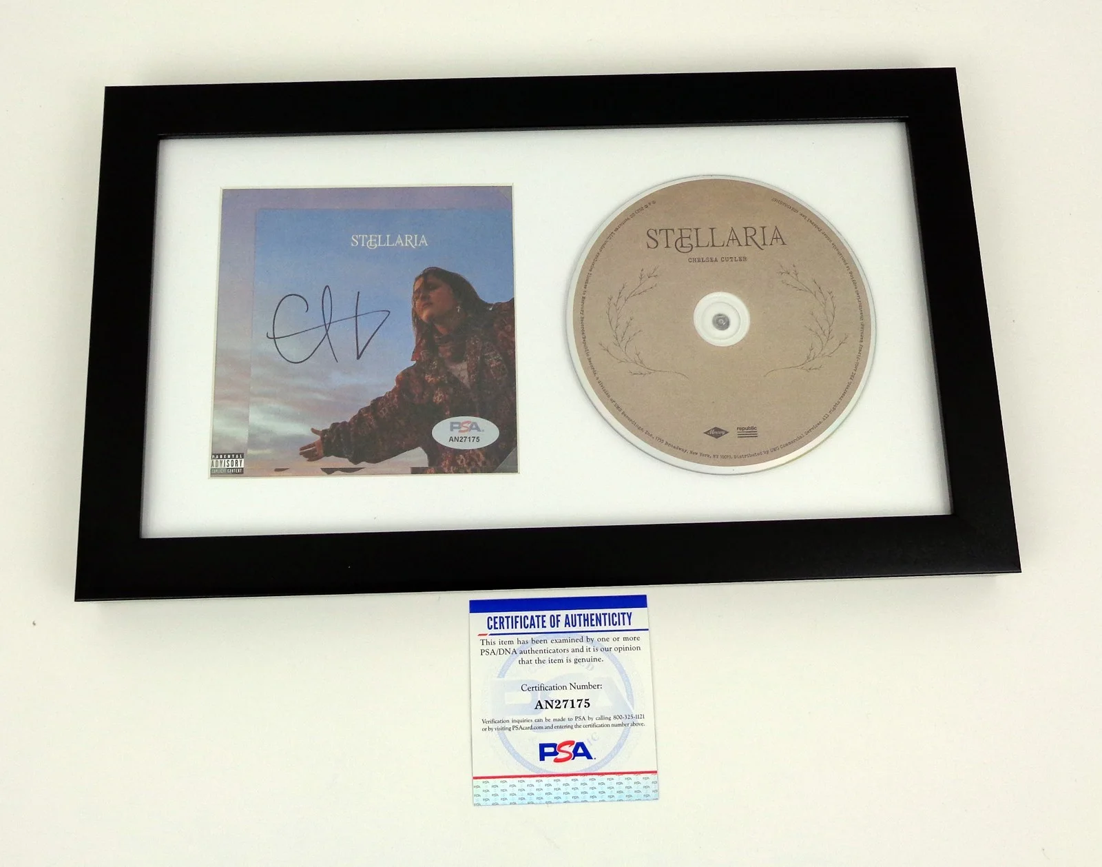 Chelsea Cutler — Chelsea Cutler Signed Autograph Stellaria CD Framed PSA/DNA COA