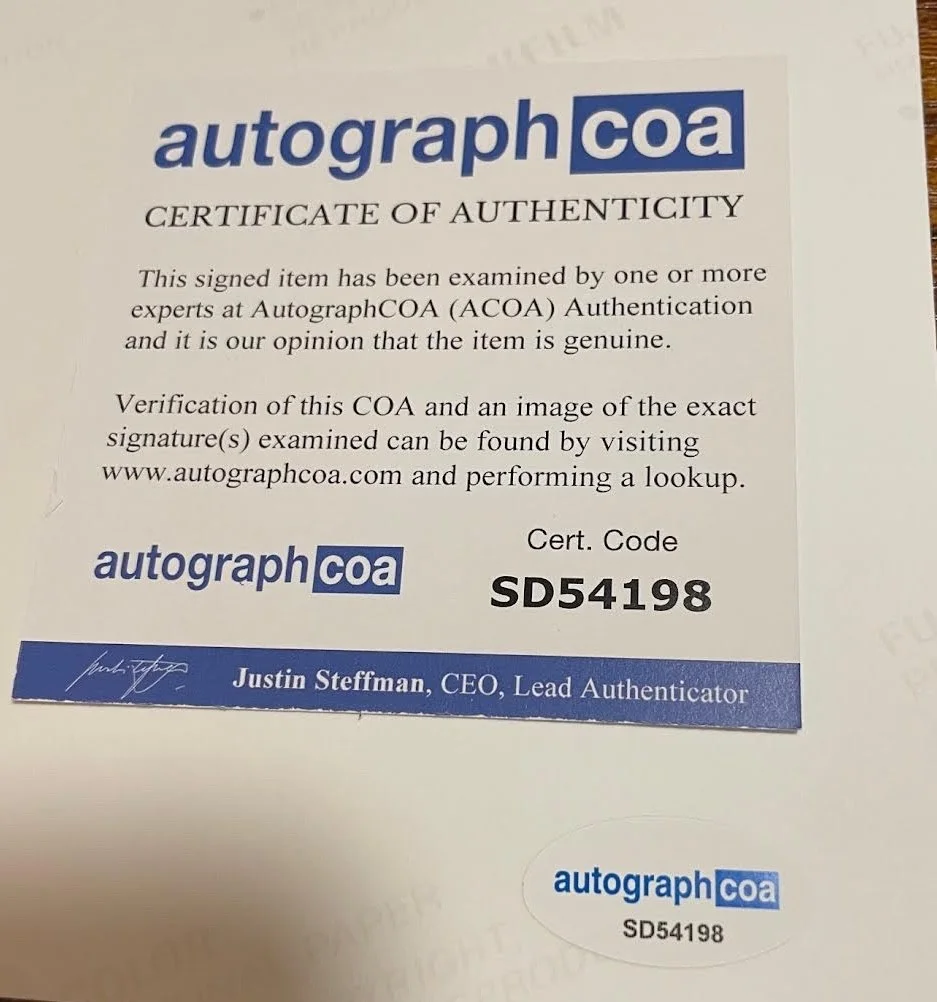John McTiernan — JOHN MCTIERNAN signed LAST ACTION HERO photo auto AUTOGRAPH ACOA Arnold Die Hard, image 2