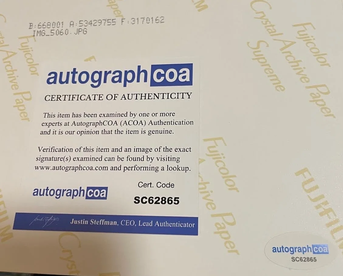 Colin Trevorrow — COLIN TREVORROW signed JURASSIC WORLD 8x10 photo auto AUTOGRAPH ACOA Star Wars, изображение 2