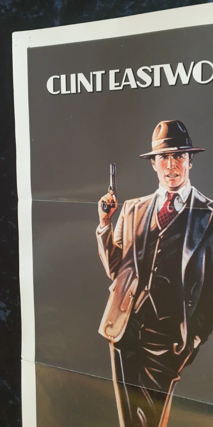 Clint Eastwood City Heat Original Movie Poster 1984 US One Sheet 41" by 27", изображение 5