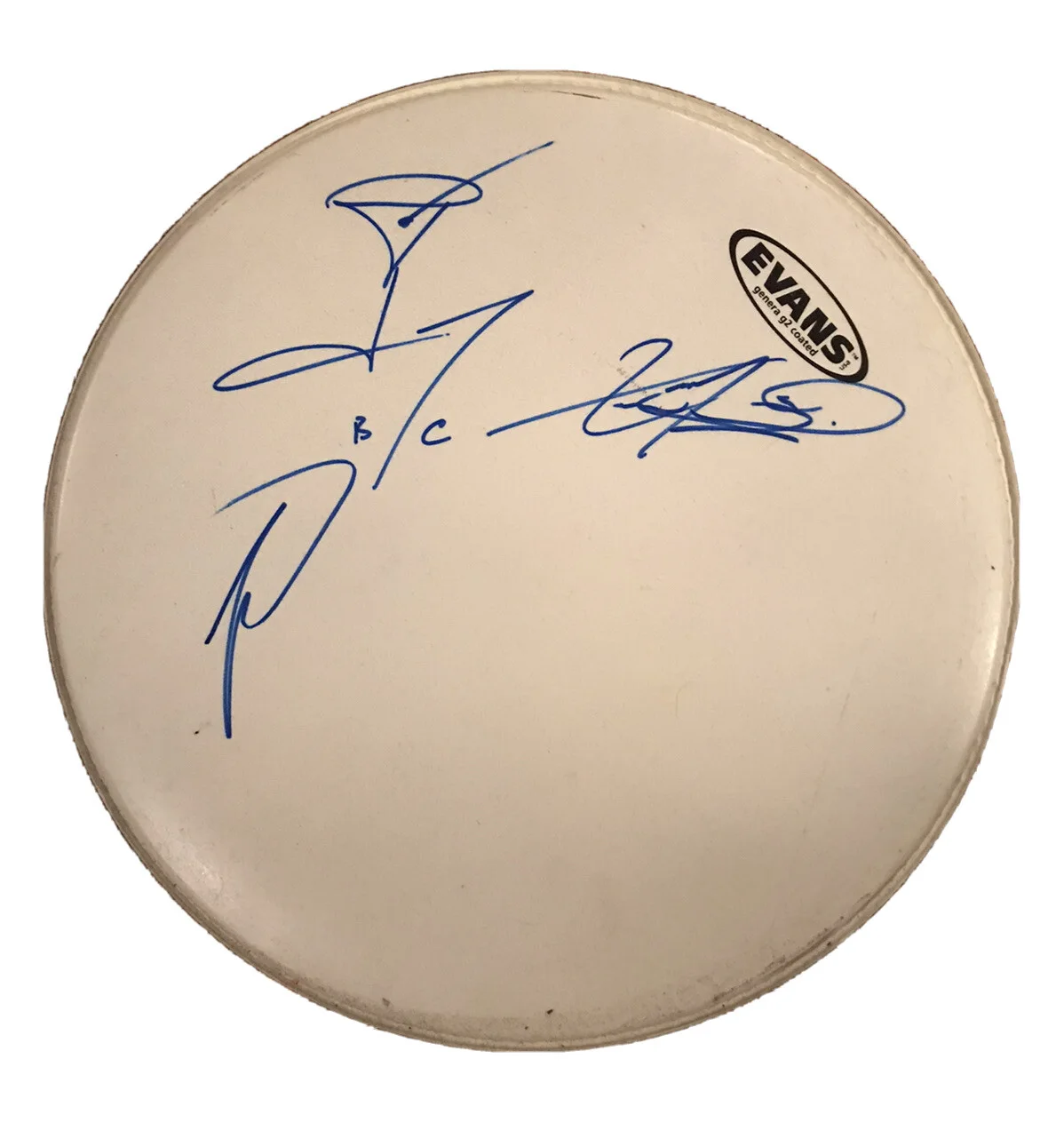 BUCKCHERRY x3 SIGNED AUTOGRAPHED DRUMHEAD *EXACT PROOF* JOSH TODD, image 2