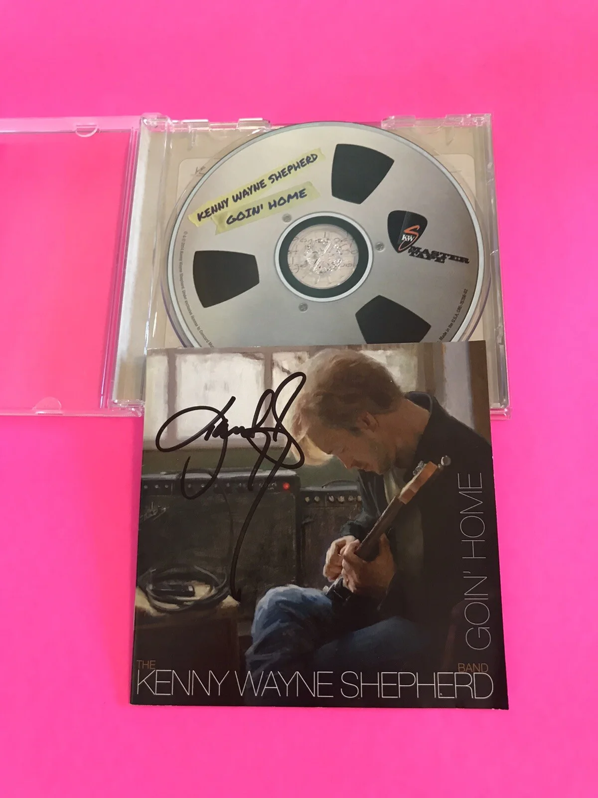 KENNY WAYNE SHEPHERD SIGNED AUTOGRAPHED GOING HOME CD *PROOF*, image 4