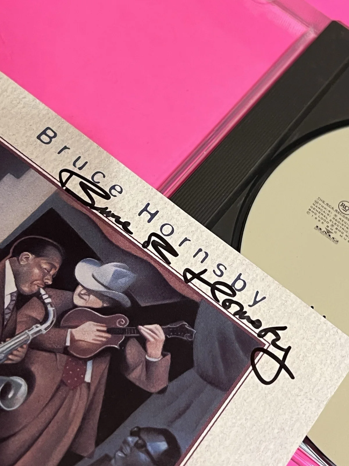 BRUCE HORNSBY SIGNED AUTOGRAPHED HOT HOUSE CD, image 3