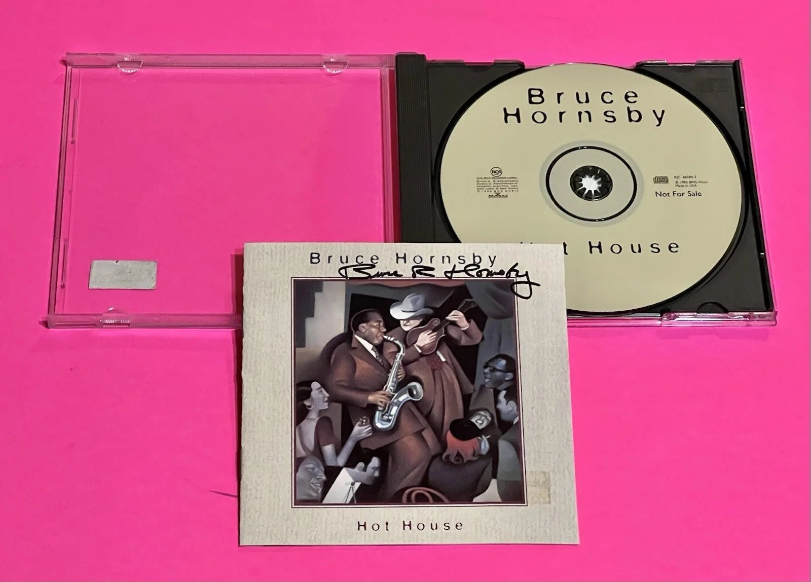 BRUCE HORNSBY SIGNED AUTOGRAPHED HOT HOUSE CD, image 5
