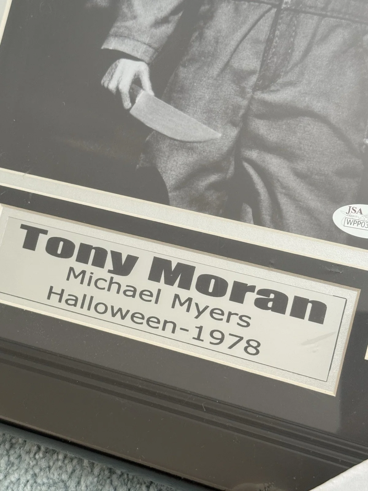 tony moran — Signed Tony Moran Halloween 1978 8x10 Framed Picture with COA, изображение 4
