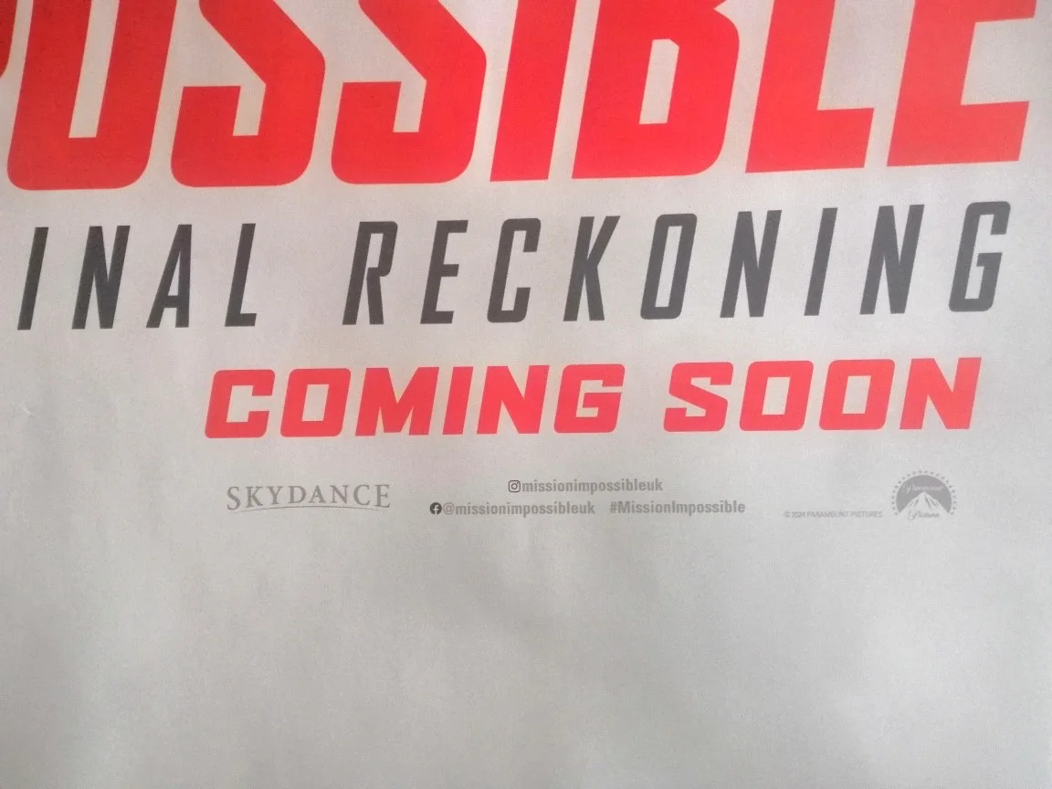 Mission: Impossible The Final Reckoning UK Quad ADVANCE Poster Tom Cruise, image 2