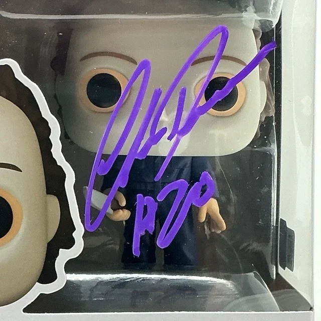Chris Durand Autographed Signed Michael Myers H20 Halloween Funko Pop #1156 OC, image 2