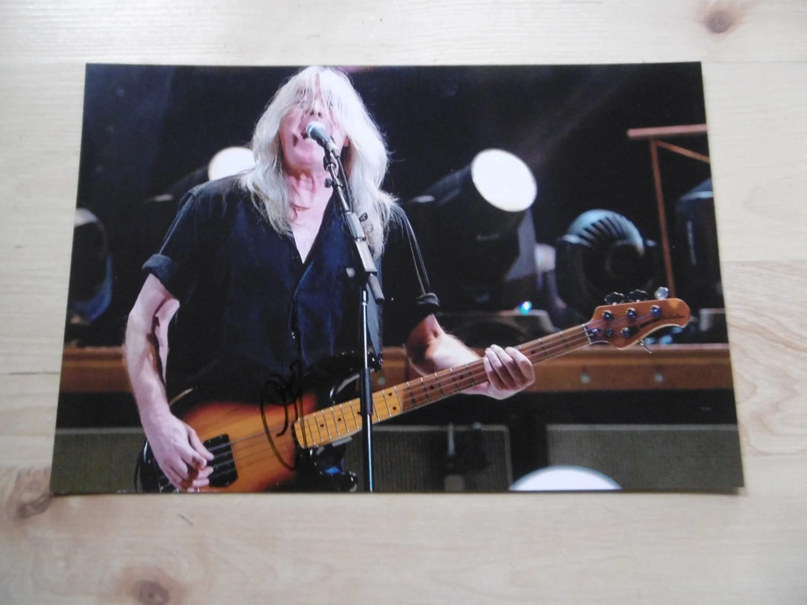 Cliff Williams "AC/DC" signed 8x12 inch photo autograph ACOA, image 2